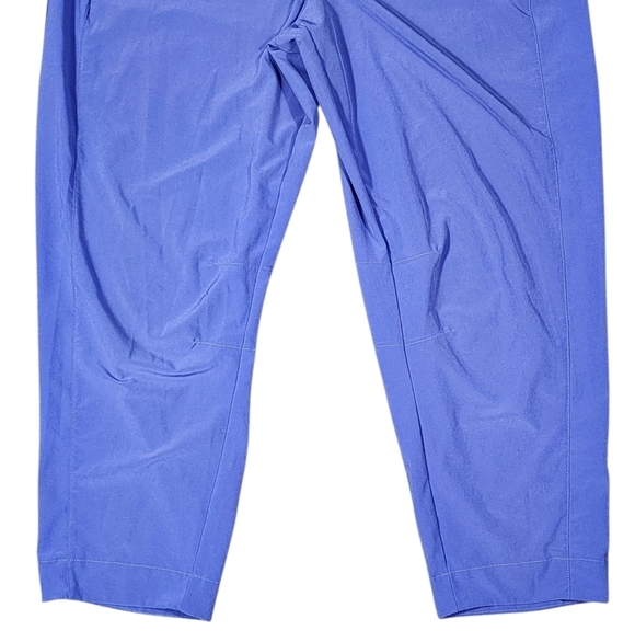 Athleta Arrival Casual Cropped Pants In Adonis Blue Womens Size 8 - Picture 4 of 8